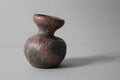 Japanese Shigaraki Pottery Mini Vase: Rustic Floral Decor