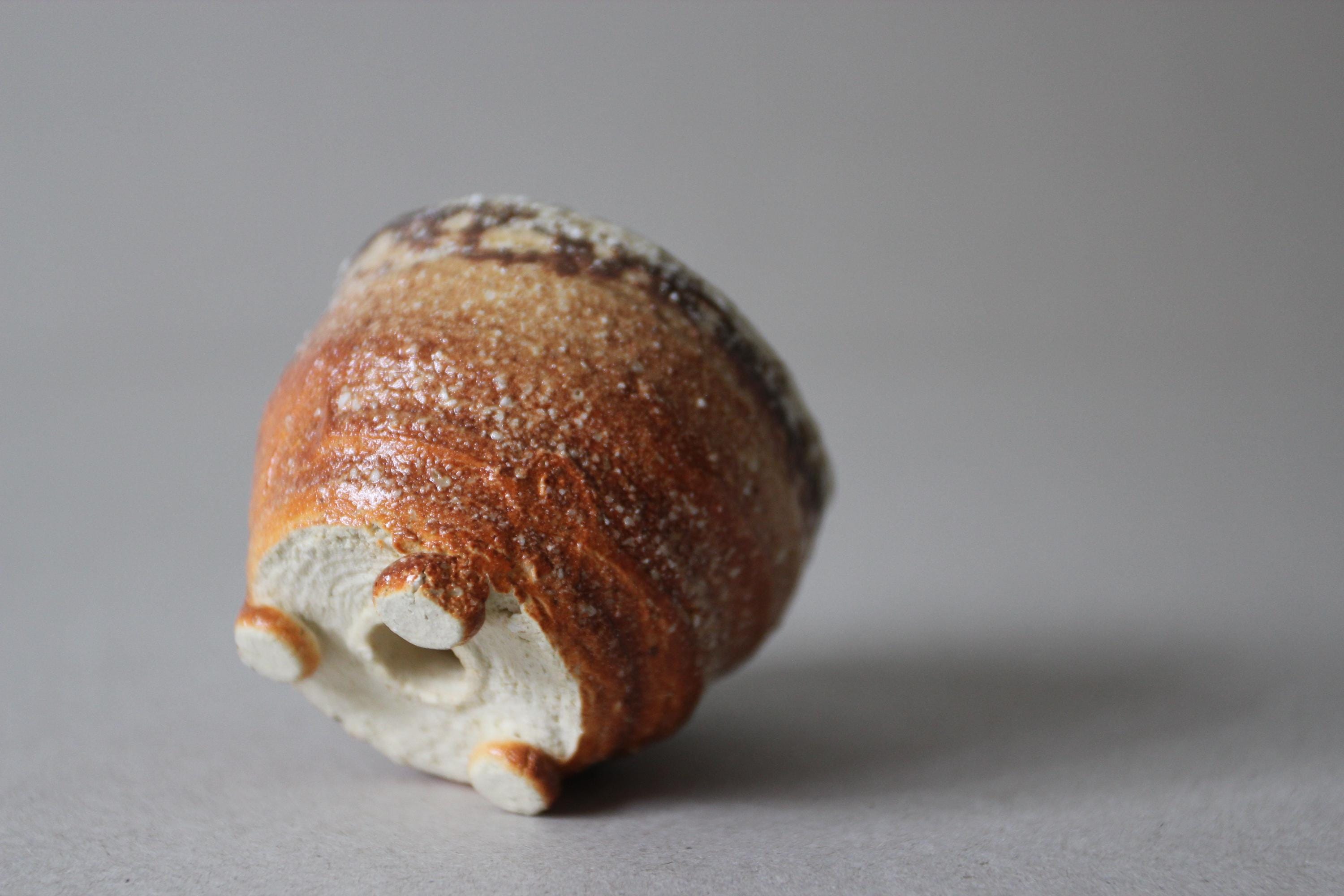 Shigaraki Ware Mini Vase: Rustic Japanese Pottery, Wabi Sabi Decor