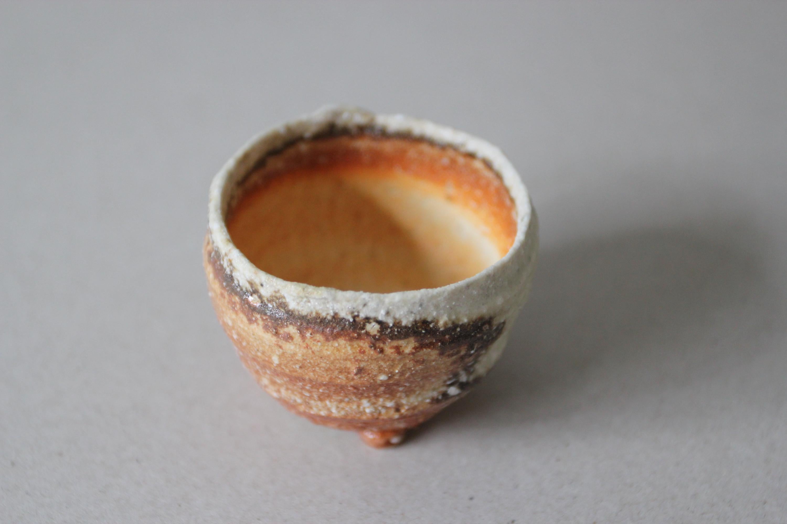 Shigaraki Ware Mini Vase: Rustic Japanese Pottery, Wabi Sabi Decor