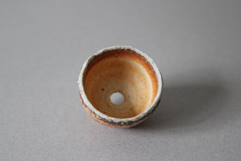 Shigaraki Ware Mini Vase: Rustic Japanese Pottery, Wabi Sabi Decor