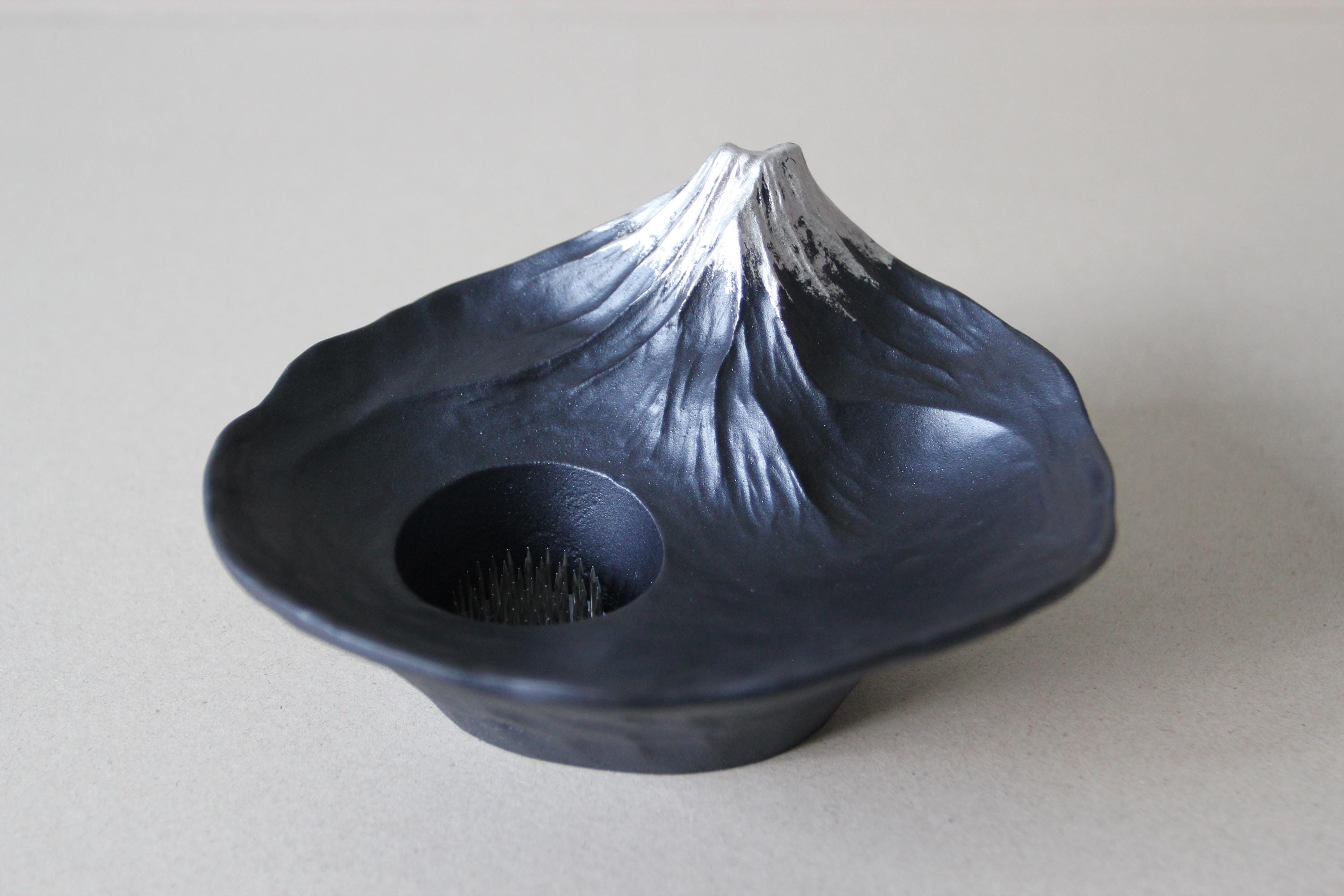 Mount Fuji Ikebana Vase  Japanese Flower Arrangement Vase   Made in Japan