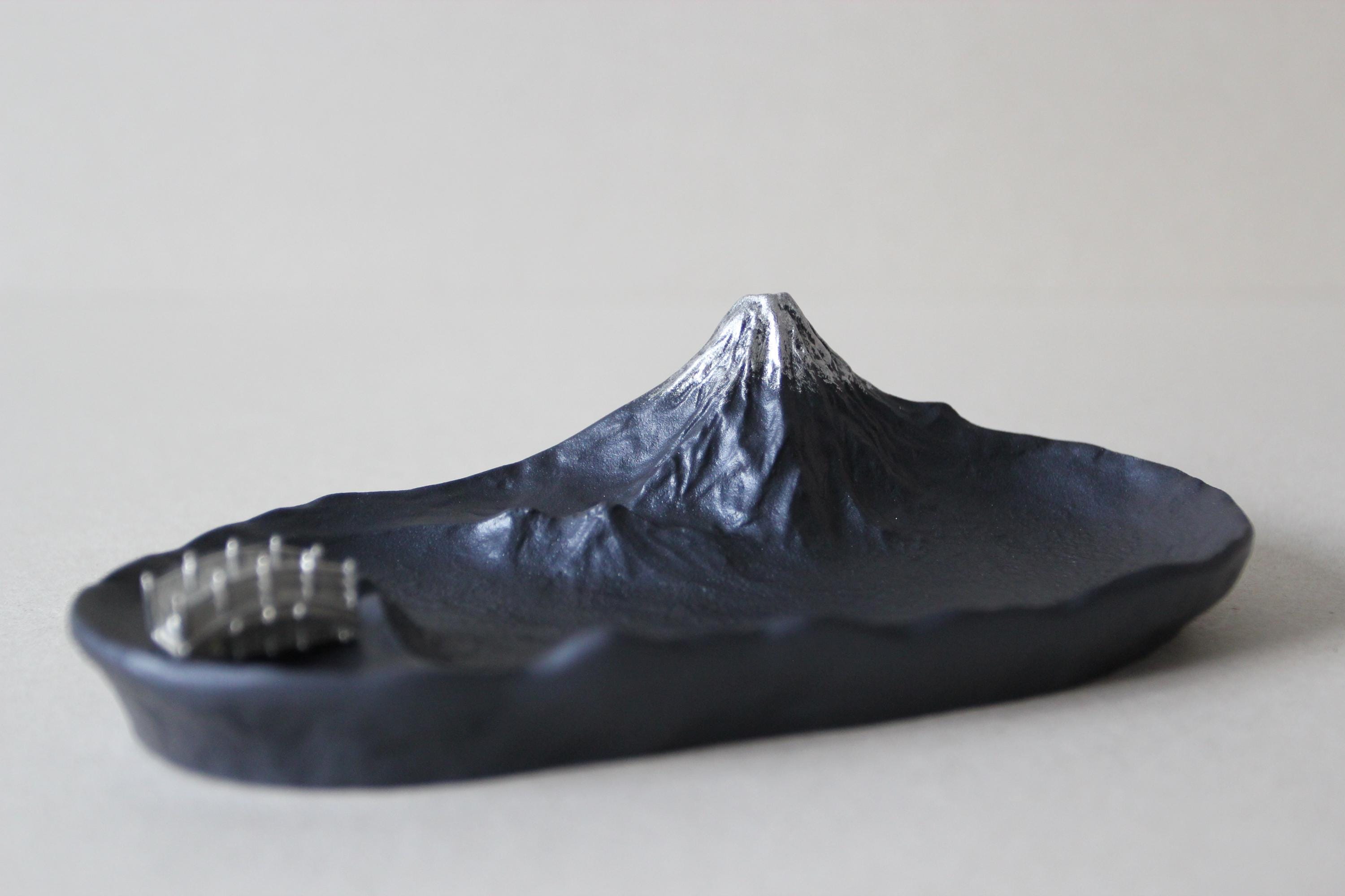 Mount Fuji Incense Holder: Japanese Zen Decor, Made in Japan