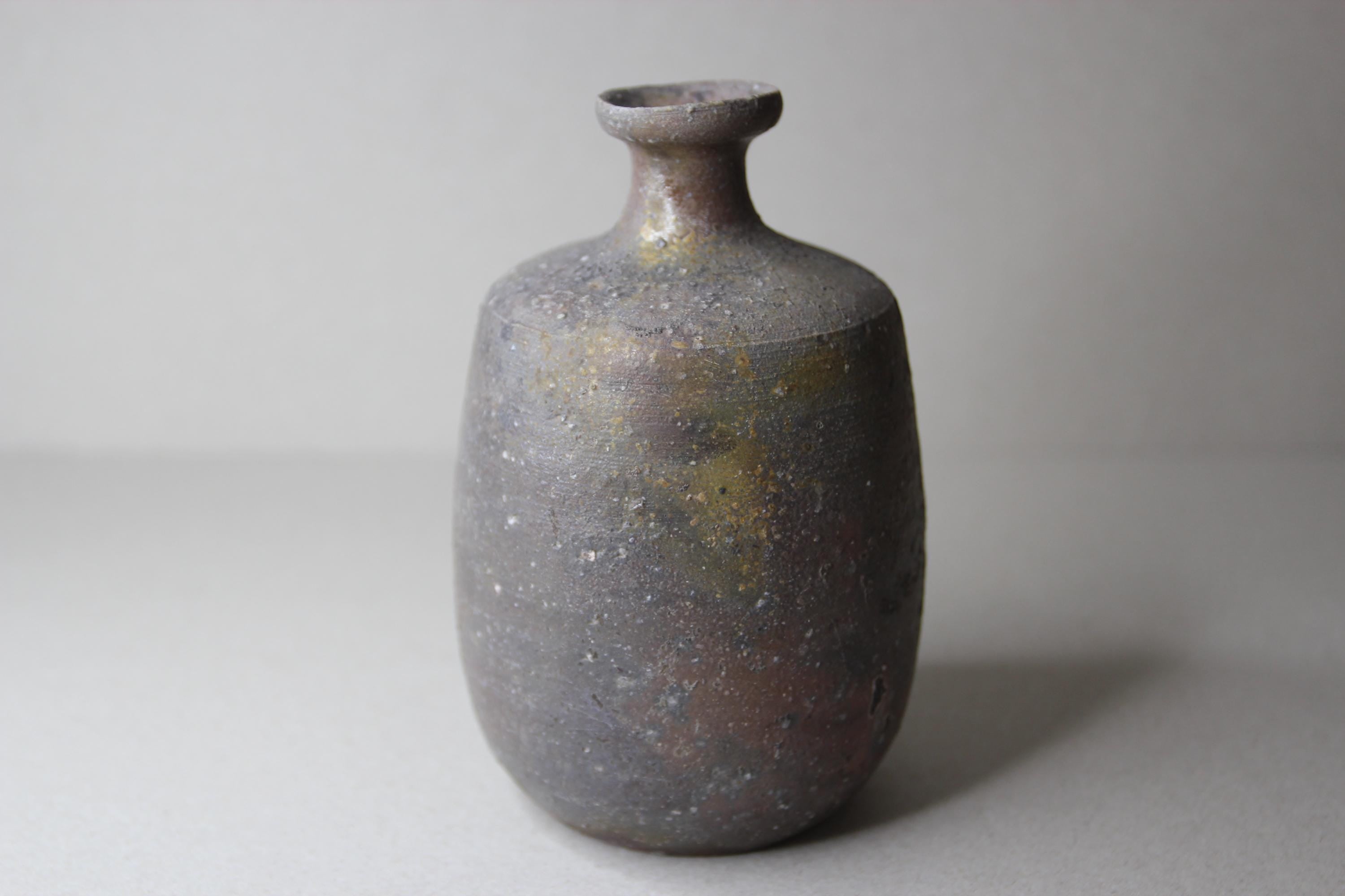 Bizen Ware Sake Set: Authentic Japanese Kankiri-yaki Pottery