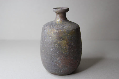 Bizen Ware Sake Set: Authentic Japanese Kankiri-yaki Pottery