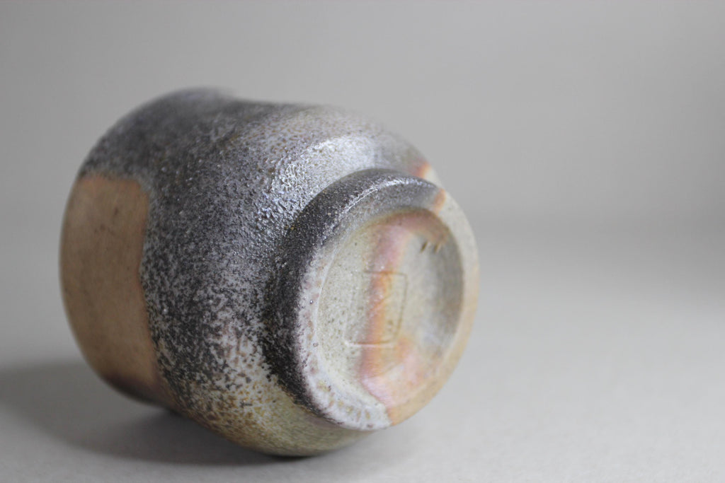 Handcrafted Bizen Ware Teacup: Japanese Pottery with Gift Box