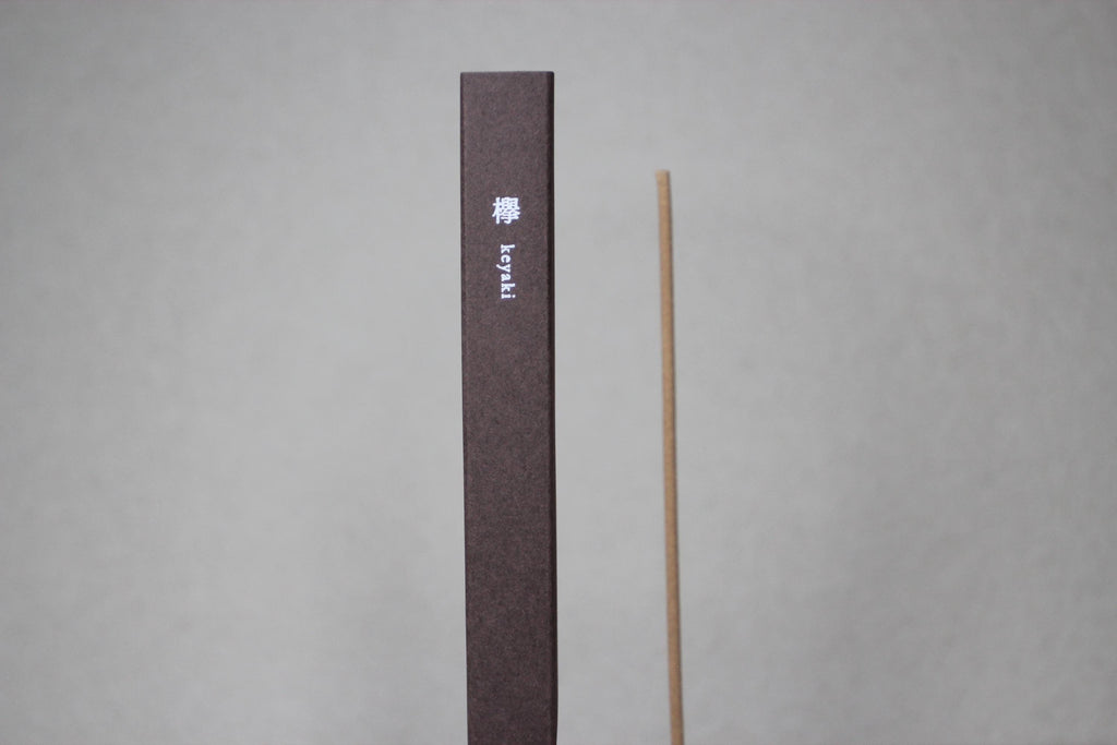 Keyaki Japanese Incense Sticks: Zelkova & Sandalwood, Woodsy Scent