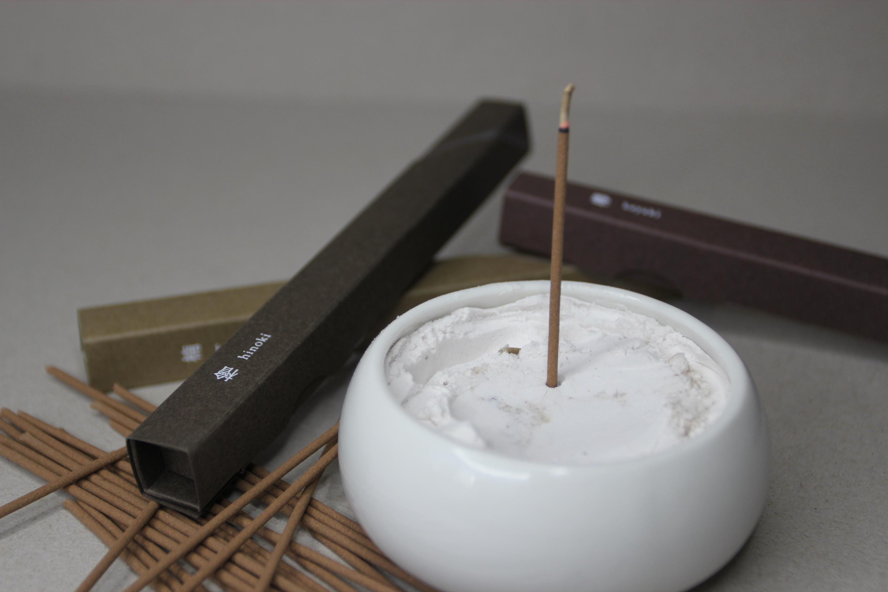 Waboku Japanese Incense Set: Hinoki, Keyaki, Kusunoki - 75 Sticks