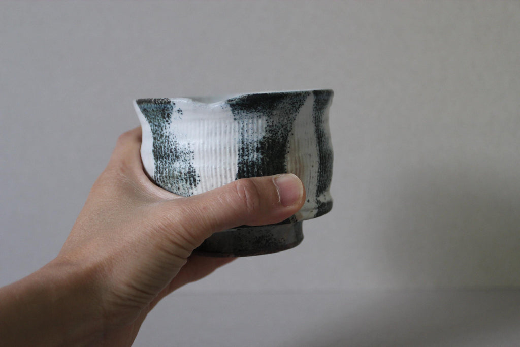 Gyose Naburi Cup: Handcrafted Japanese Ceramic Tea Cup (320 cc)