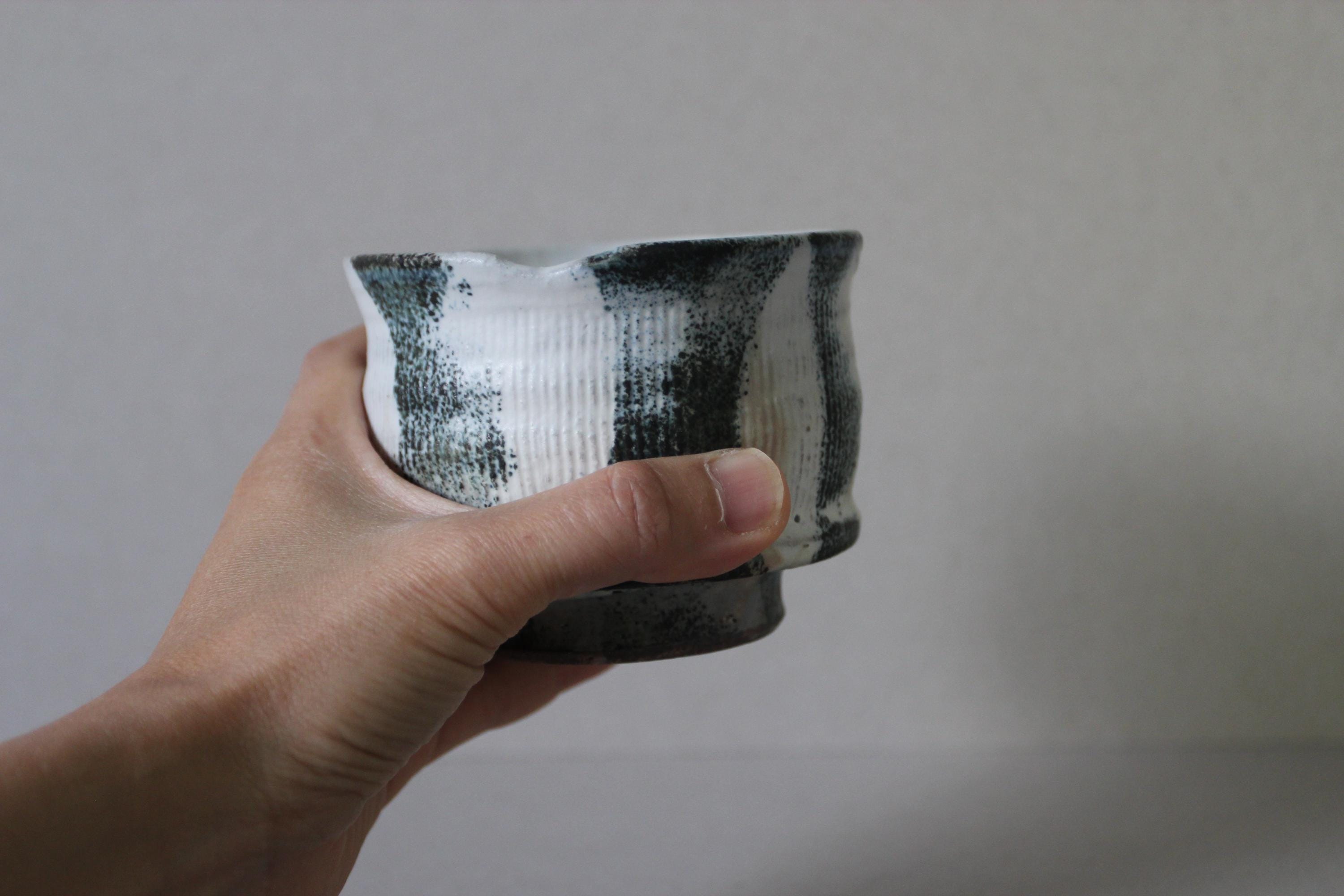 Gyose Naburi Cup: Handcrafted Japanese Ceramic Tea Cup (320 cc)