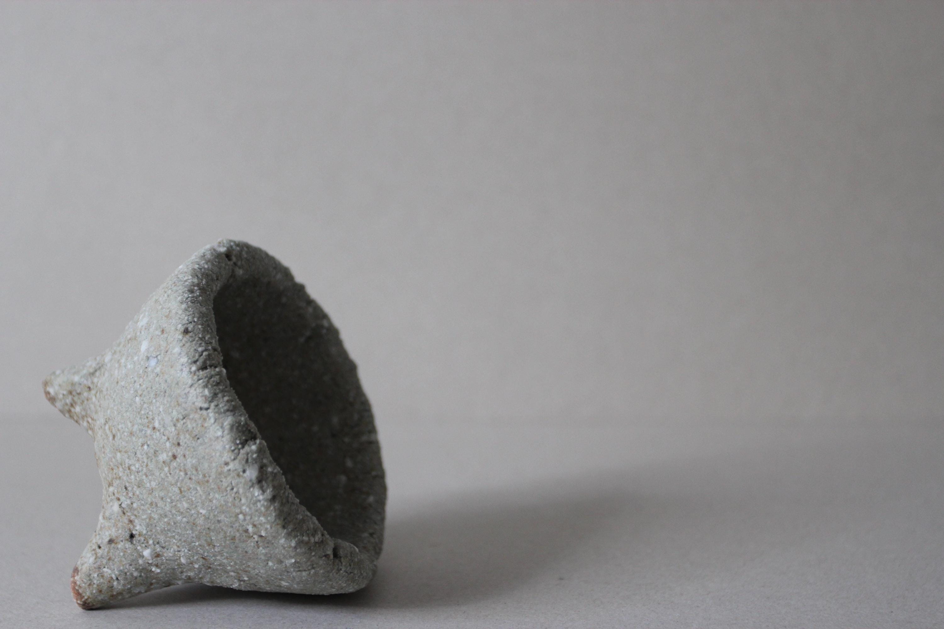 Shigaraki Ceramic Vase: Japanese Wabi Sabi Clay Flower Pot
