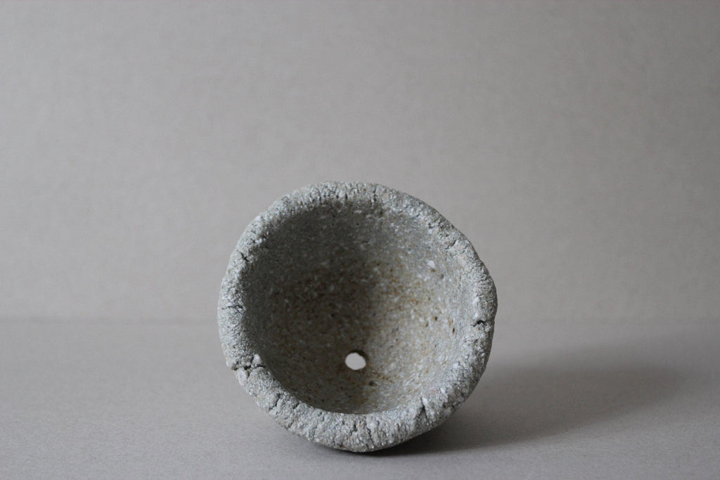 Shigaraki Ceramic Vase: Japanese Wabi Sabi Clay Flower Pot