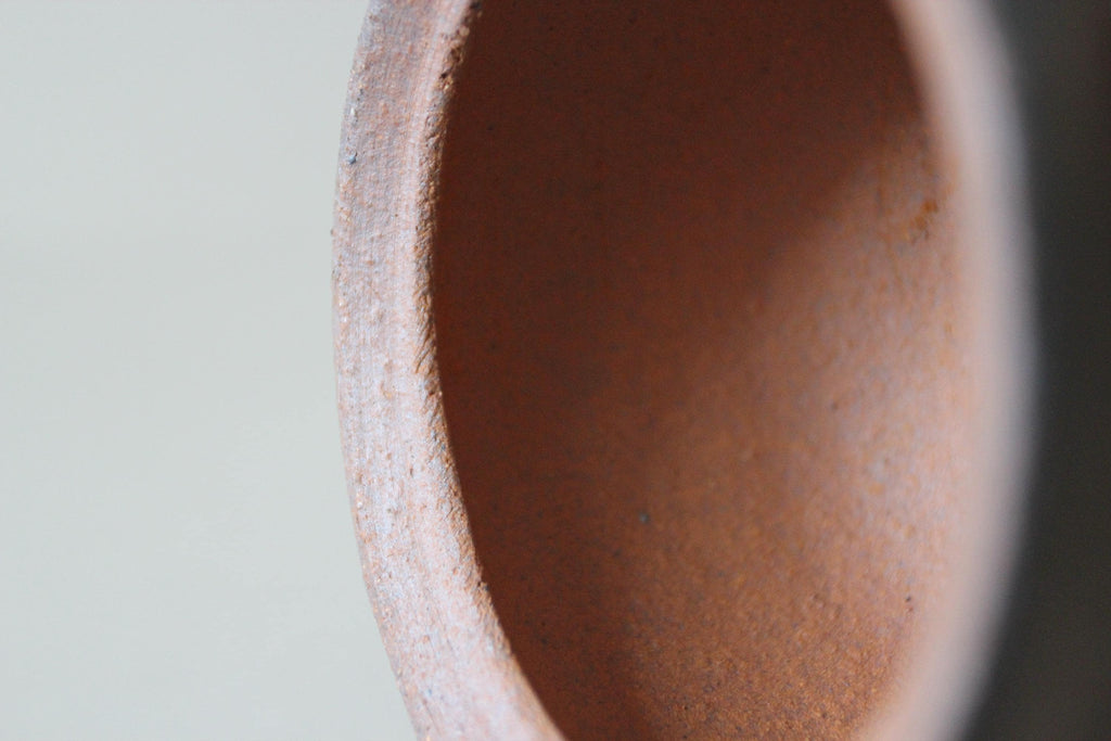 Handmade Shigaraki Salt Pot: Japanese Ceramic Kitchen Jar, Rustic Decor