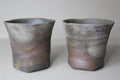 Handmade Bizen Ware Tea Cup Set: Japanese Wabi Sabi Drinkware