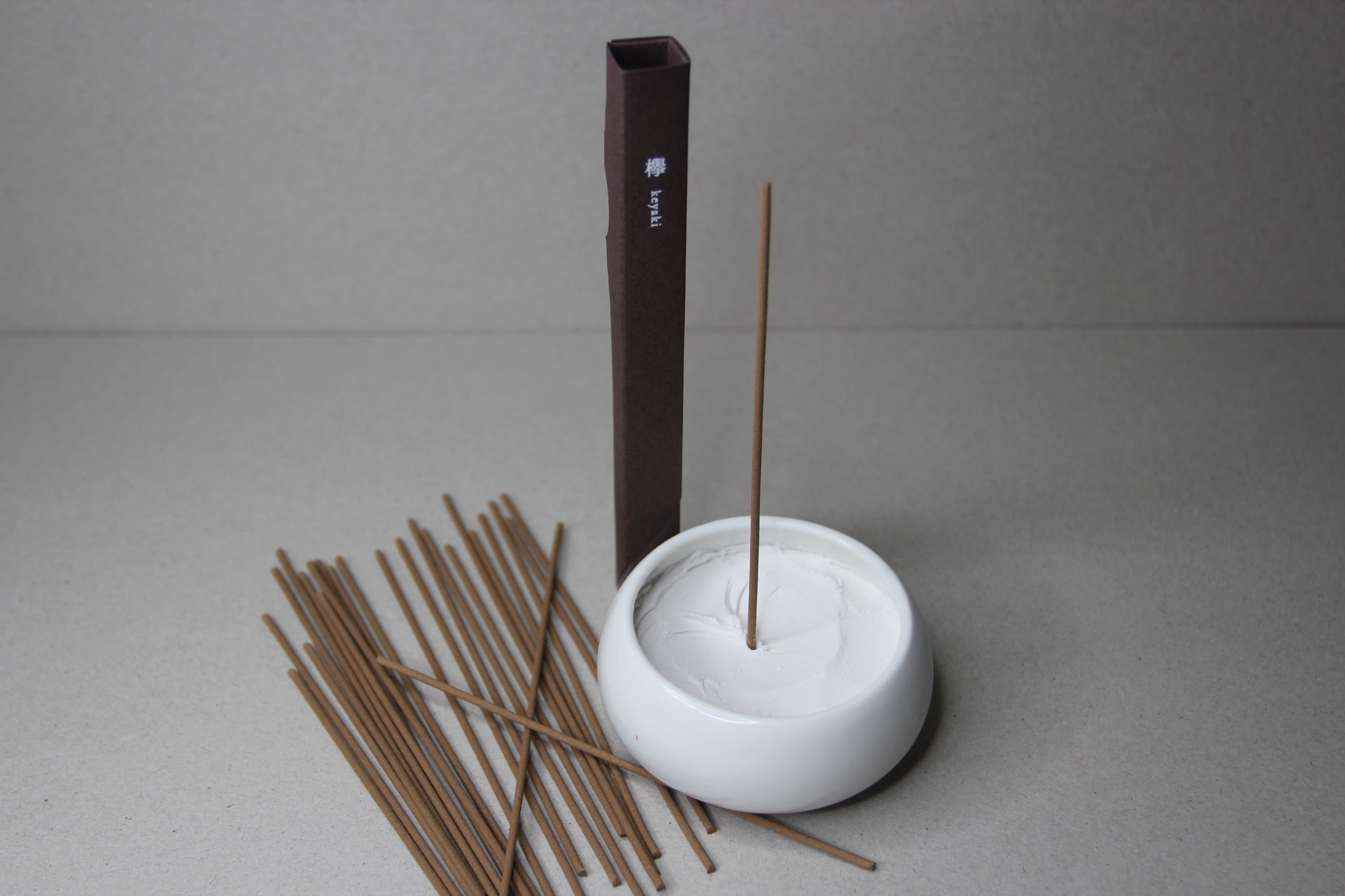 Keyaki Japanese Incense Sticks: Zelkova & Sandalwood, Woodsy Scent