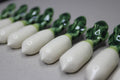 Japanese Daikon Radish Chopstick Rest: Handmade Ceramic Holder