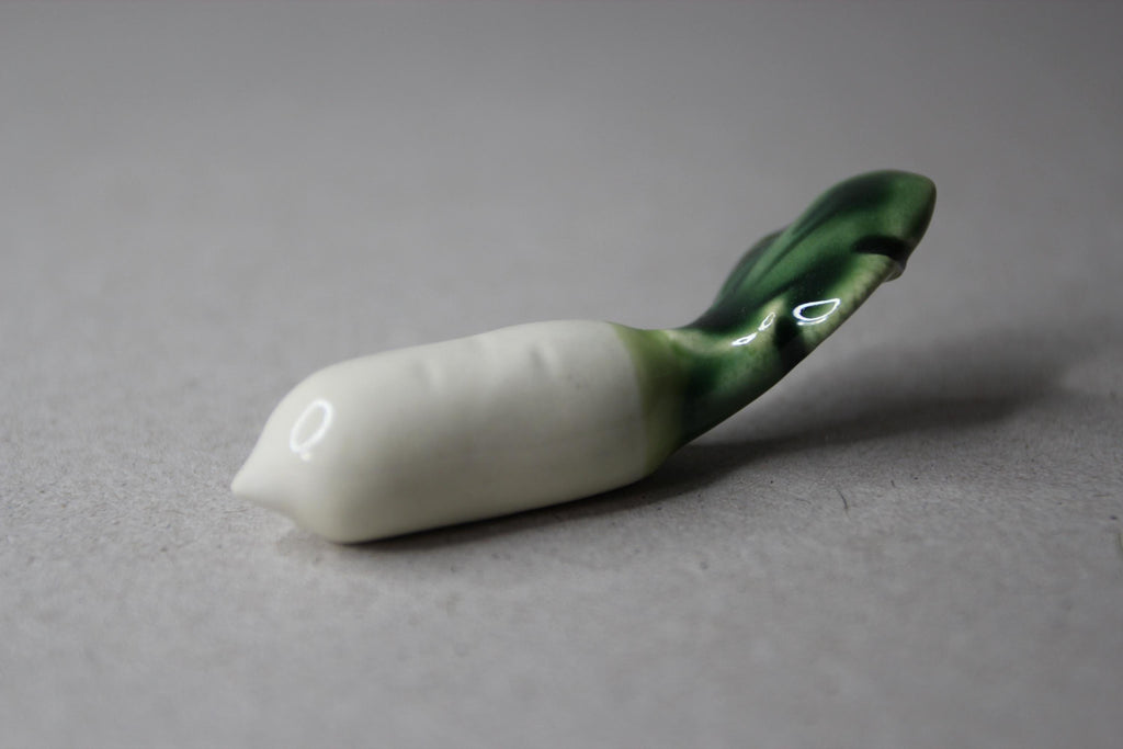 Japanese Daikon Radish Chopstick Rest: Handmade Ceramic Holder
