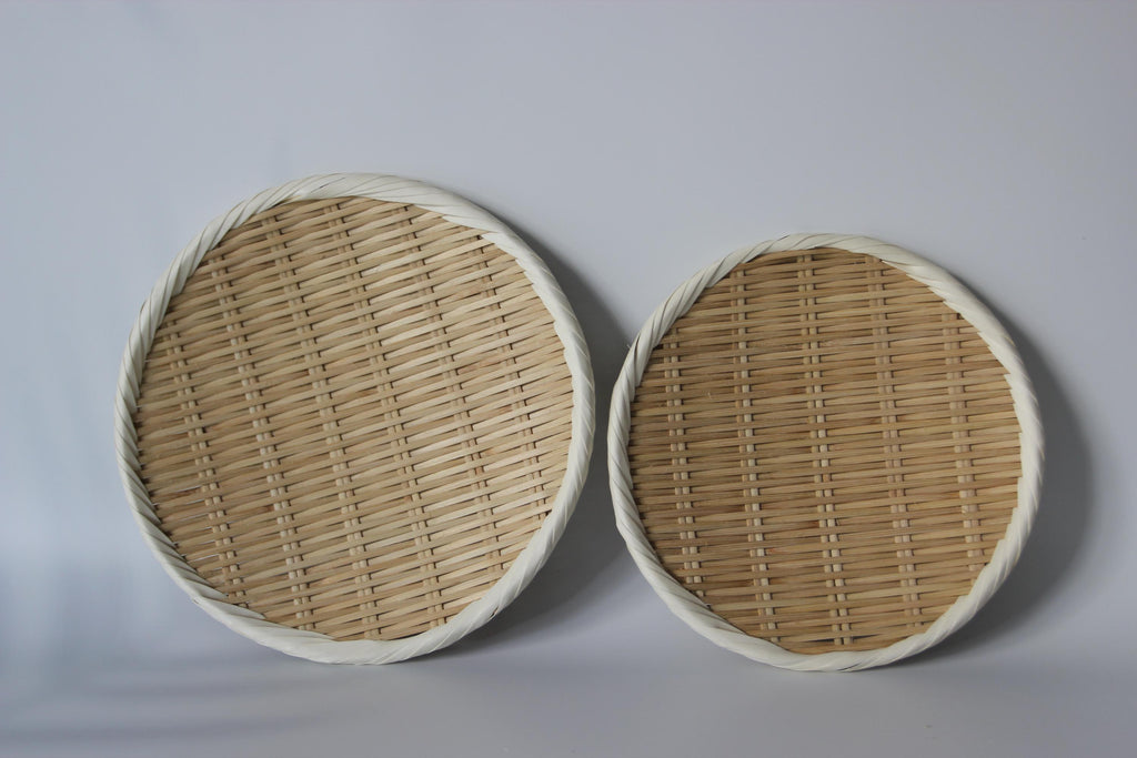 Handmade Bamboo Colander: Traditional Asian Kitchen Strainer