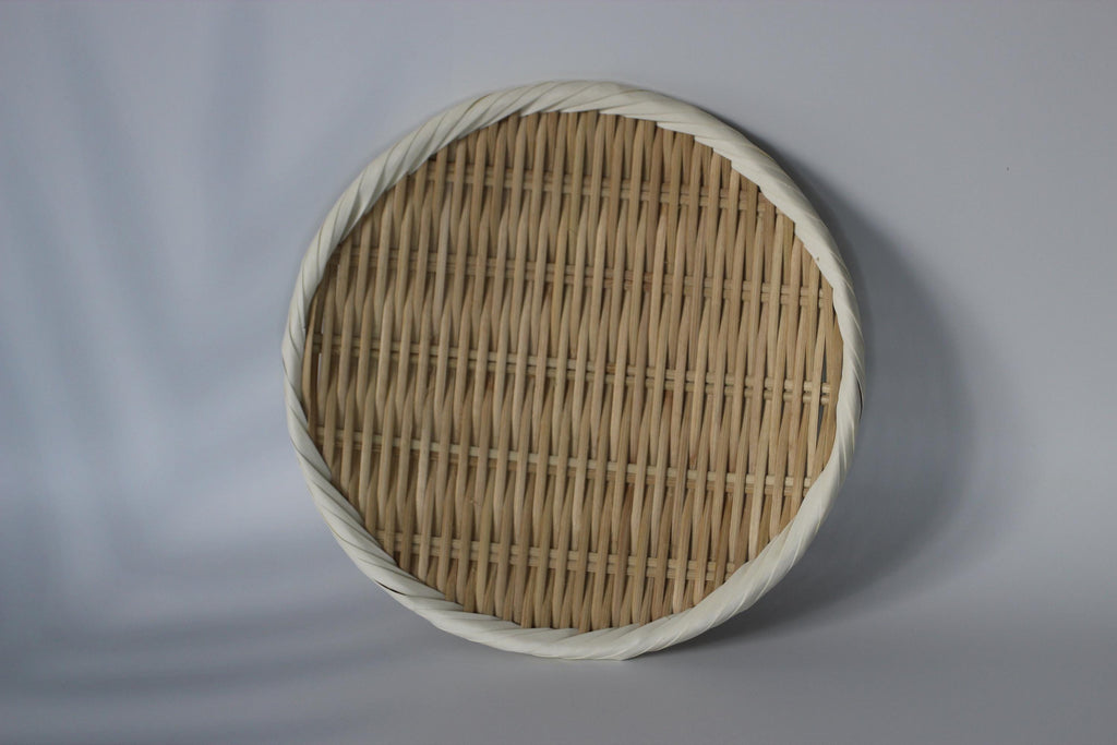 Handmade Bamboo Colander: Traditional Asian Kitchen Strainer