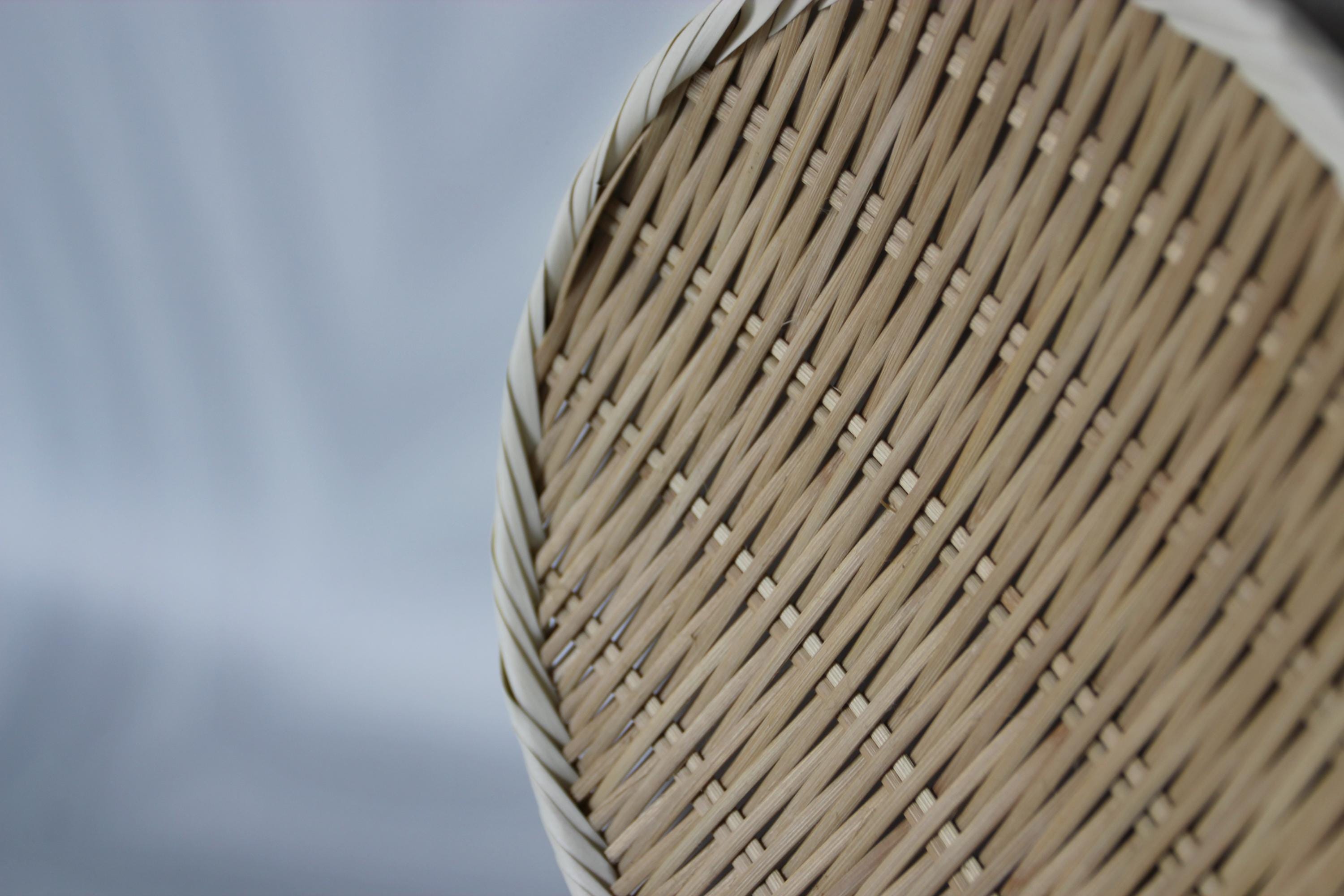 Handmade Bamboo Colander: Traditional Asian Kitchen Strainer