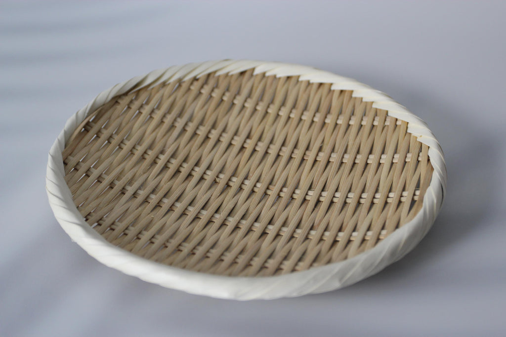 Handmade Bamboo Colander: Traditional Asian Kitchen Strainer