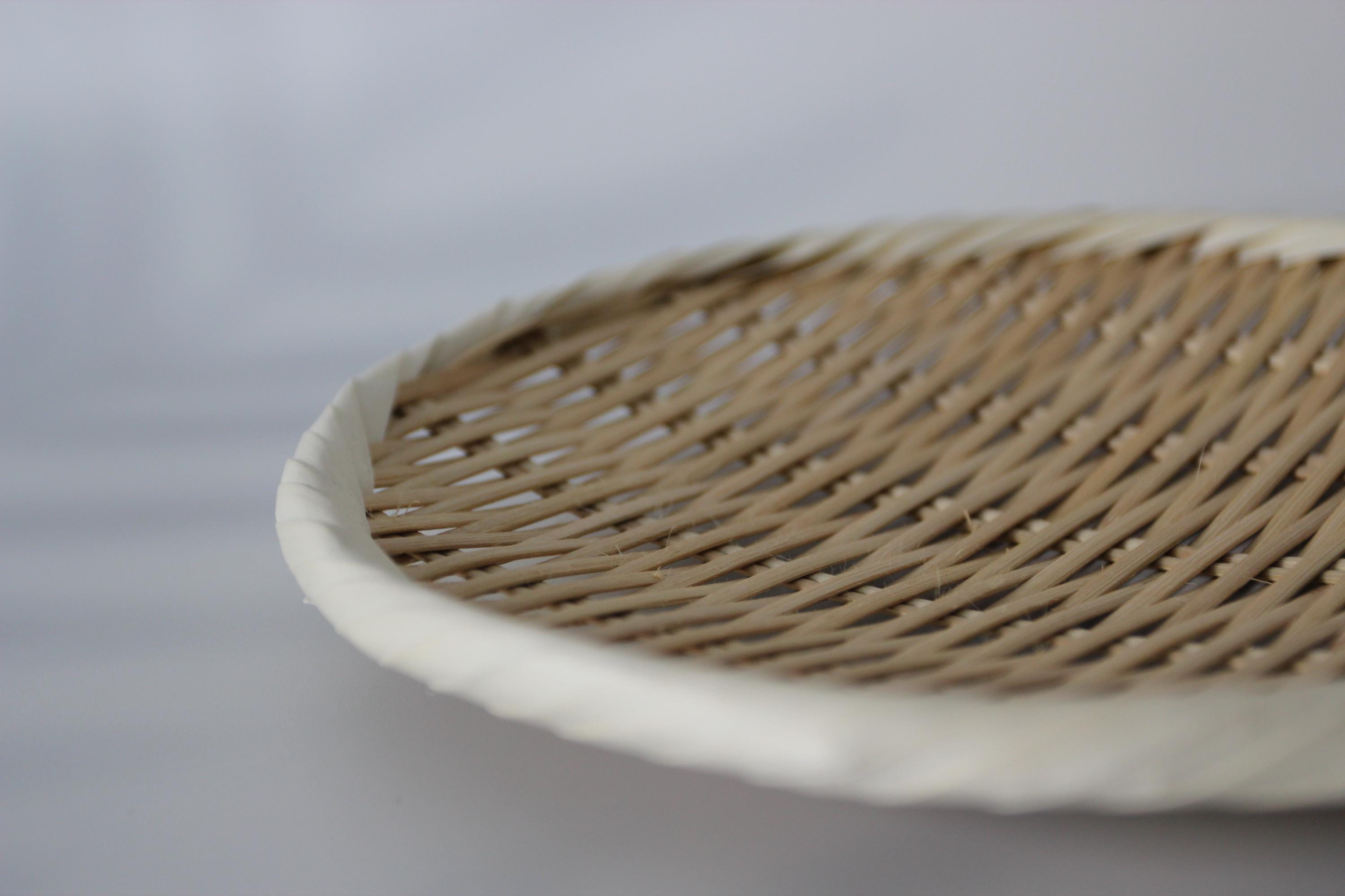 Handmade Bamboo Colander: Traditional Asian Kitchen Strainer