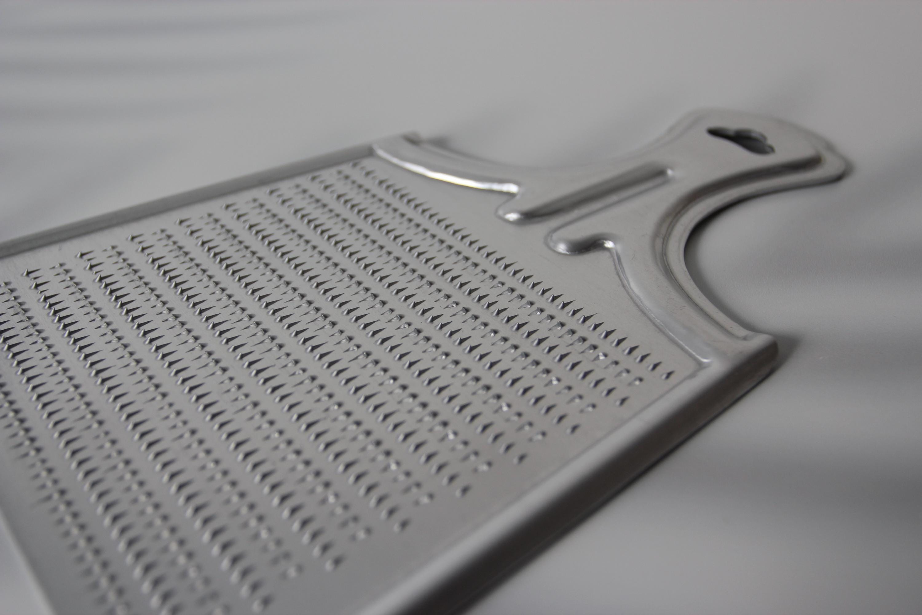 Japanese Aluminum Daikon Grater: Wide Blade, Fine Fluffy Grating