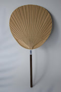 Traditional Japanese Bamboo & Persimmon Paper Fan from Kumamoto | Kurikawa Shoten | 400-Year Heritage