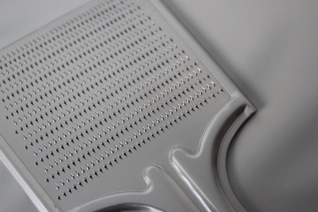 Japanese Aluminum Daikon Grater: Wide Blade, Fine Fluffy Grating