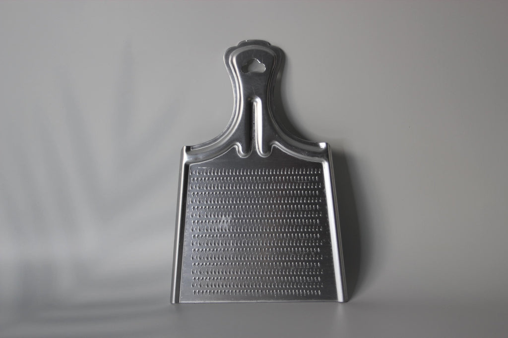 Japanese Aluminum Daikon Grater: Wide Blade, Fine Fluffy Grating