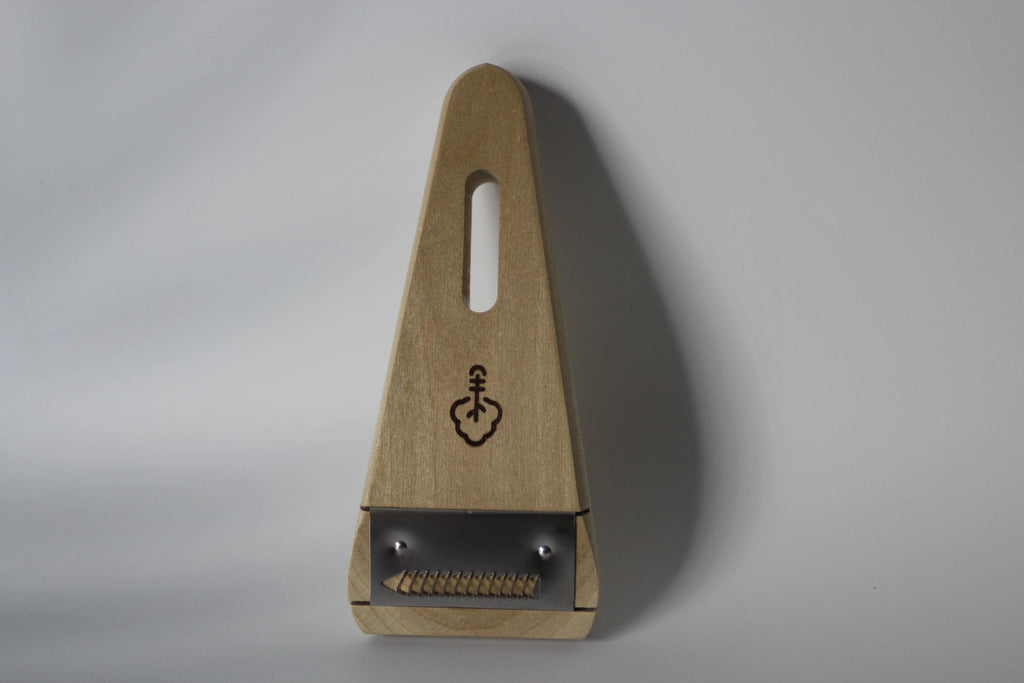 Japanese Julienne Peeler: Hinoki Wood Handle, Stainless Steel Blade