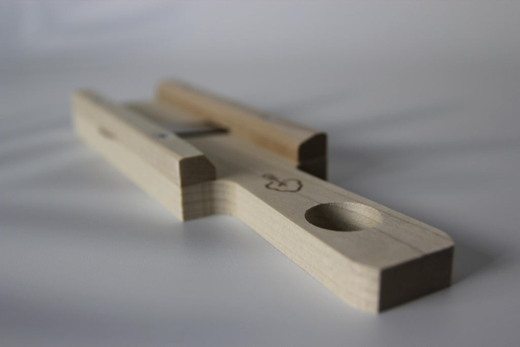 Made in Japan Hinoki Wood Vegetable Slicer: Stainless Steel Blade