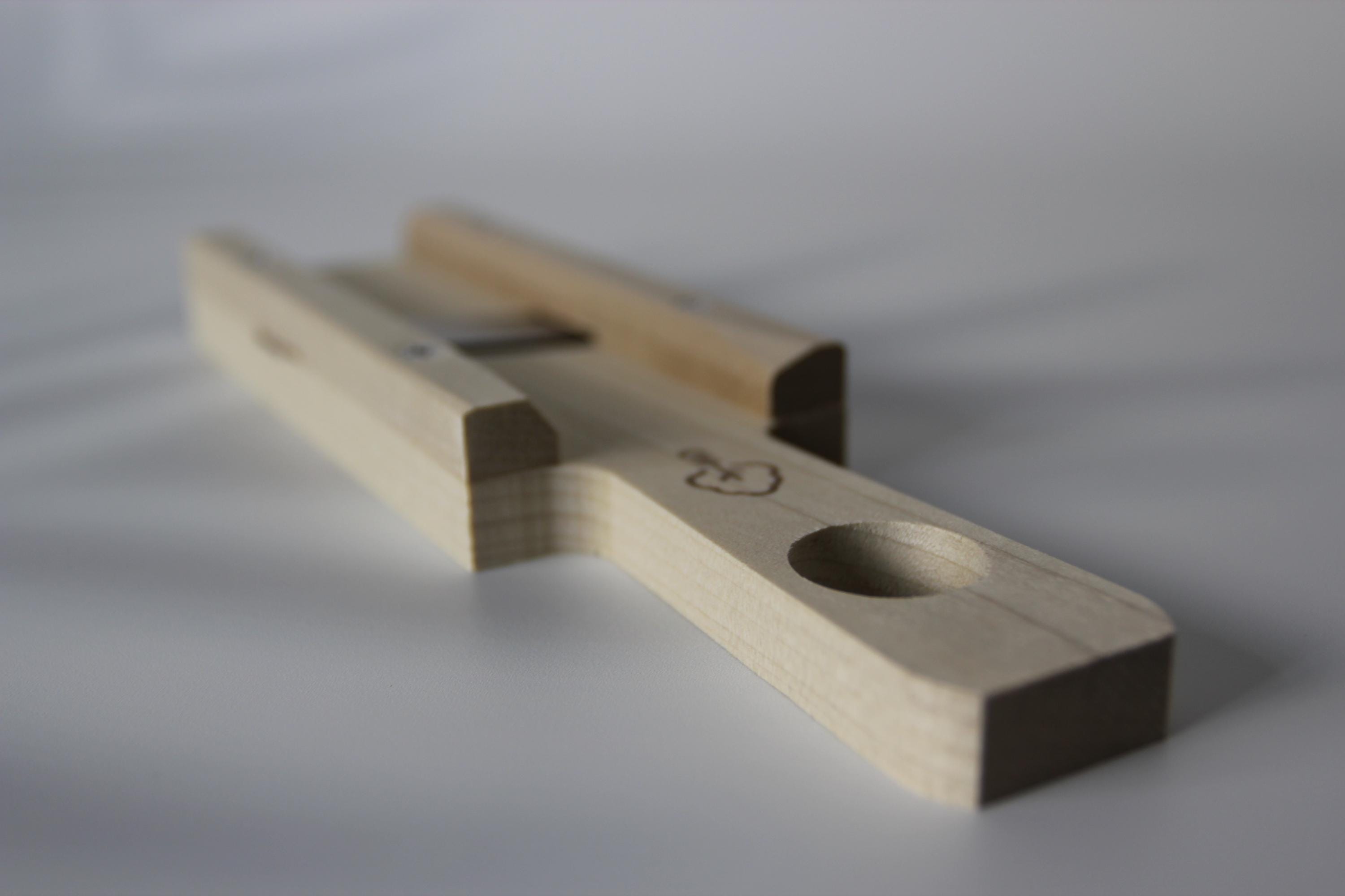 Made in Japan Hinoki Wood Vegetable Slicer: Stainless Steel Blade