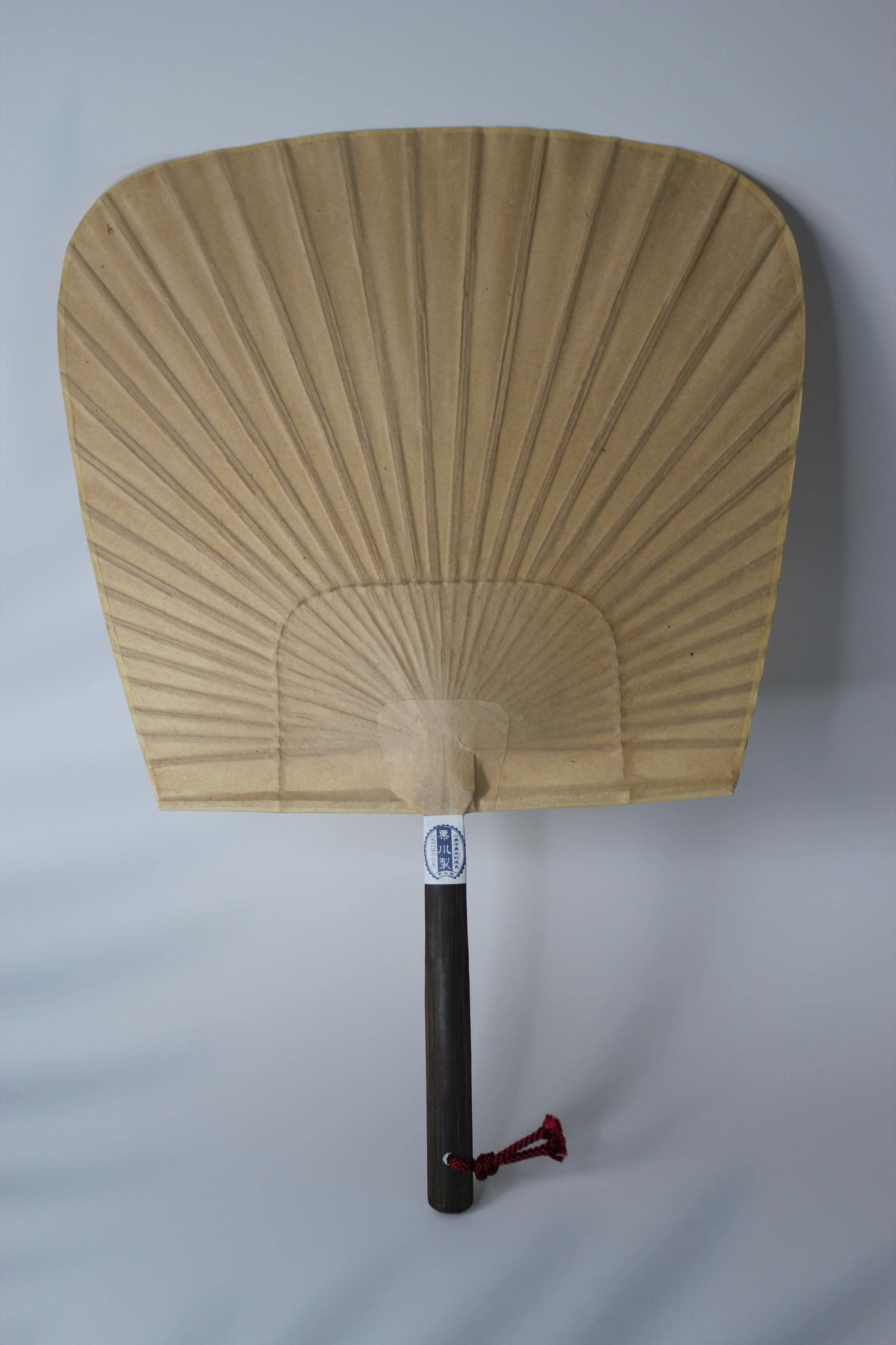 Handmade Japanese Persimmon Paper Fan | 400-Year Tradition | Kurikawa Shoten Kumamoto | Made in Japan Gift
