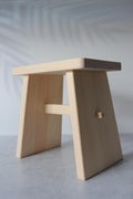 Japanese Hinoki Cypress Bath Chair: Traditional Onsen Spa Stool