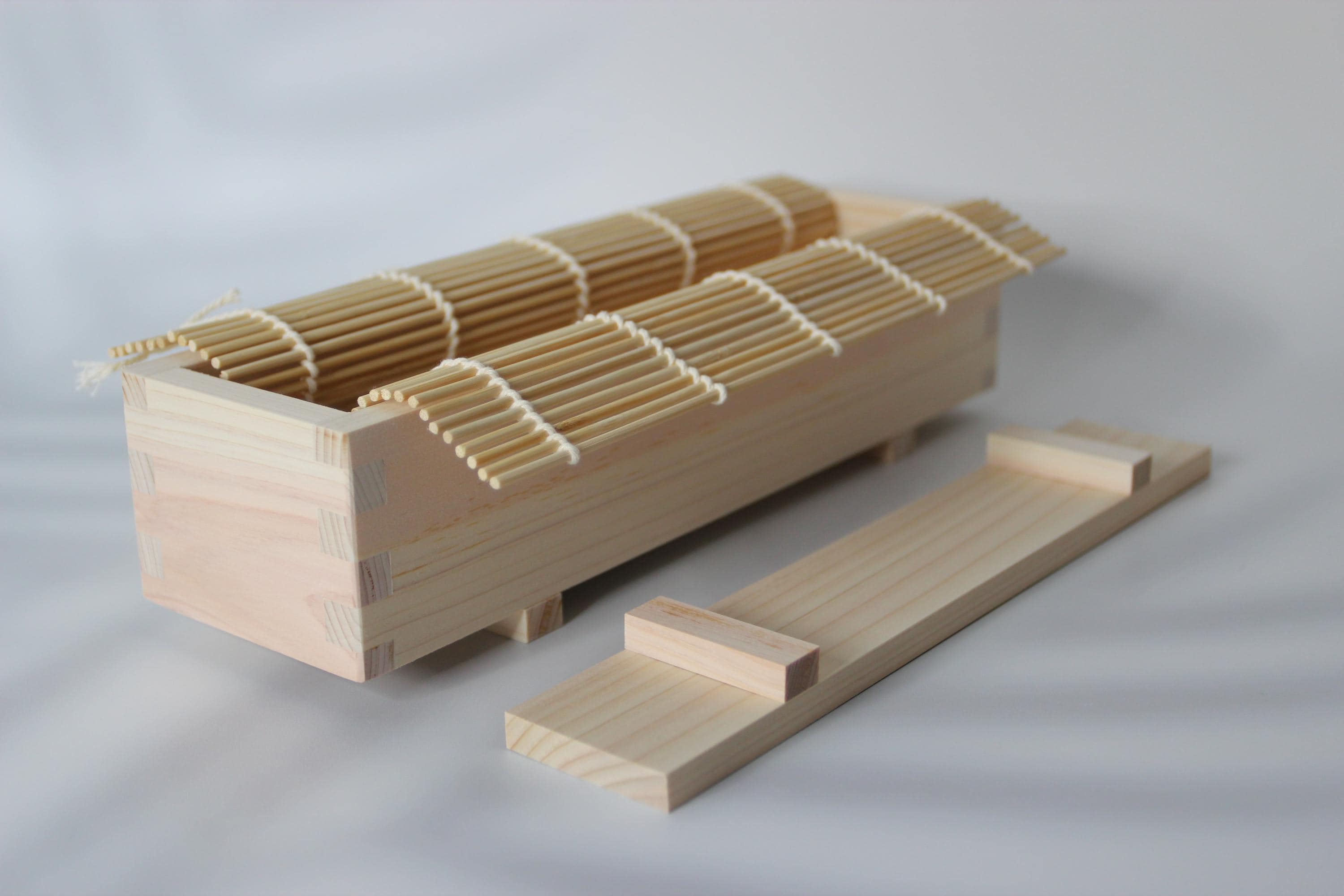 Hinoki Sushi Roll Mold Set: Authentic Japanese Sushi Making Kit