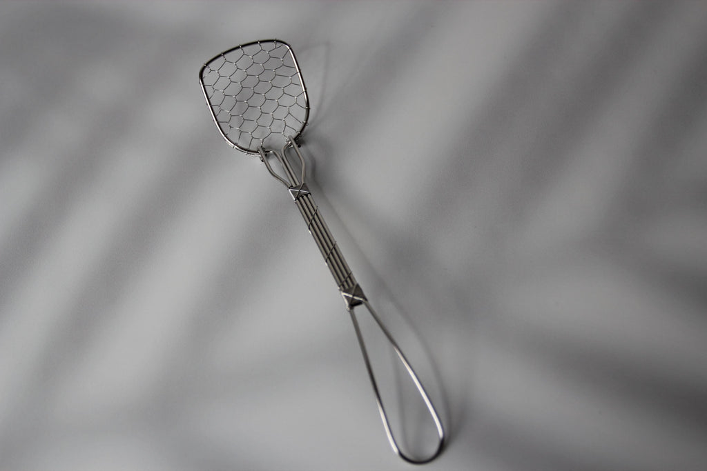 Japanese Tofu Scoop: 18-8 Stainless Steel Yudofu Skimmer Spoon