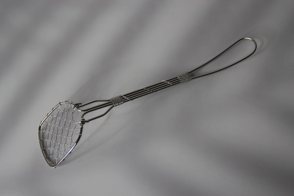 Japanese Tofu Scoop: 18-8 Stainless Steel Yudofu Skimmer Spoon