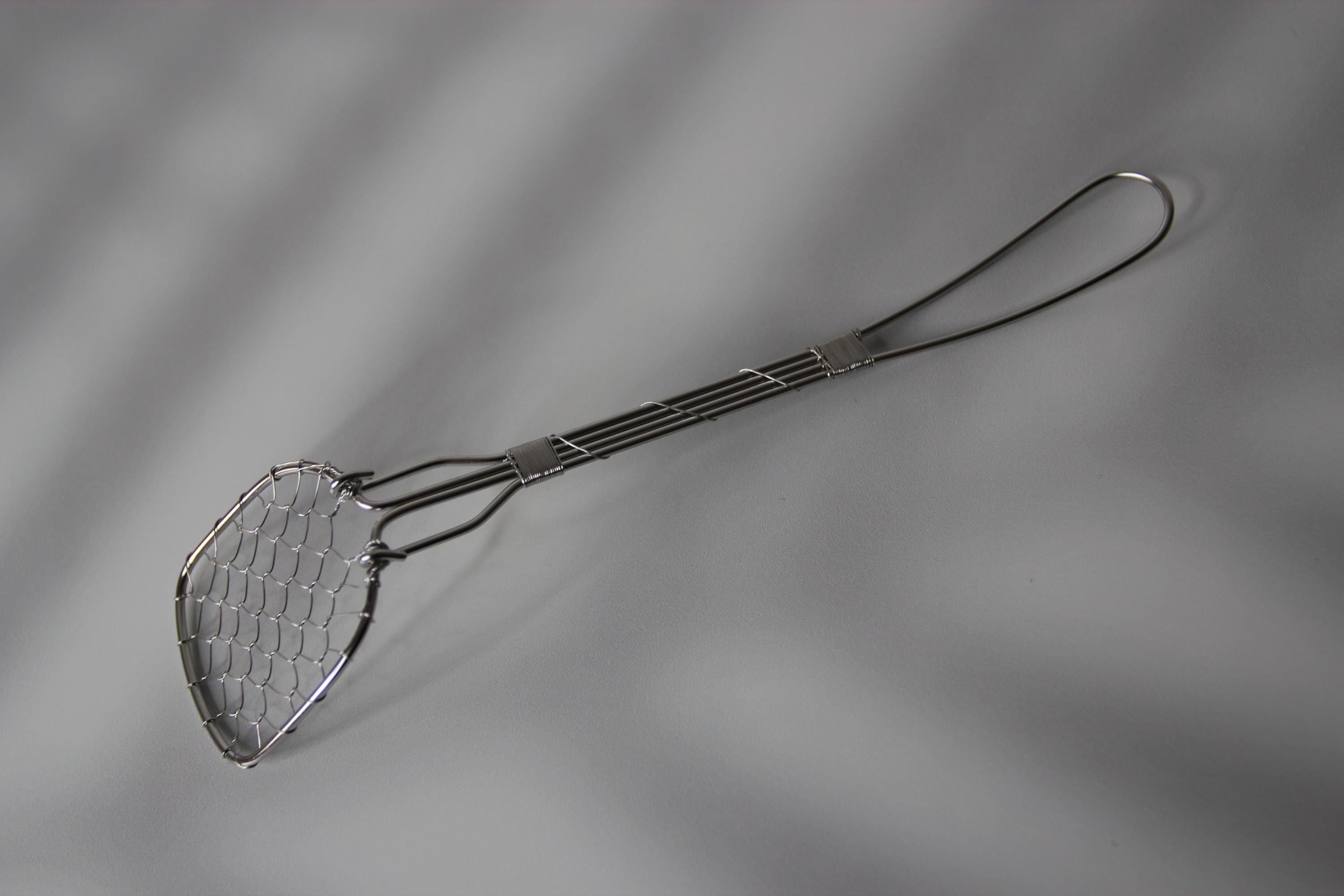 Japanese Tofu Scoop: 18-8 Stainless Steel Yudofu Skimmer Spoon