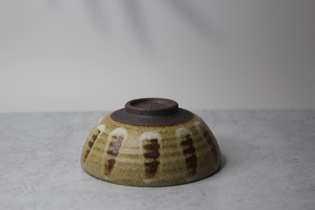 Handmade Shigaraki Ware Rice Bowl: Rustic Japanese Ceramic Tableware