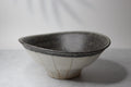 Handmade Shigaraki Ware Bowl: Japanese Wabi Sabi Ceramic Serving Bowl