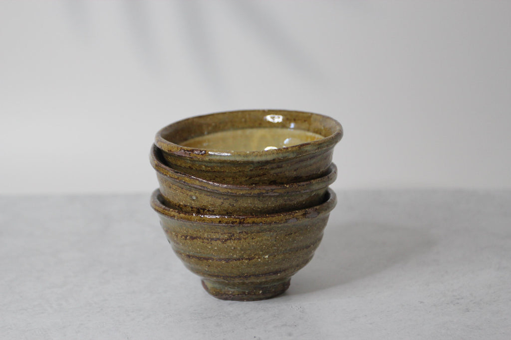 Handmade Shigaraki Ware Yunomi Teacup: Japanese Wabi Sabi Pottery