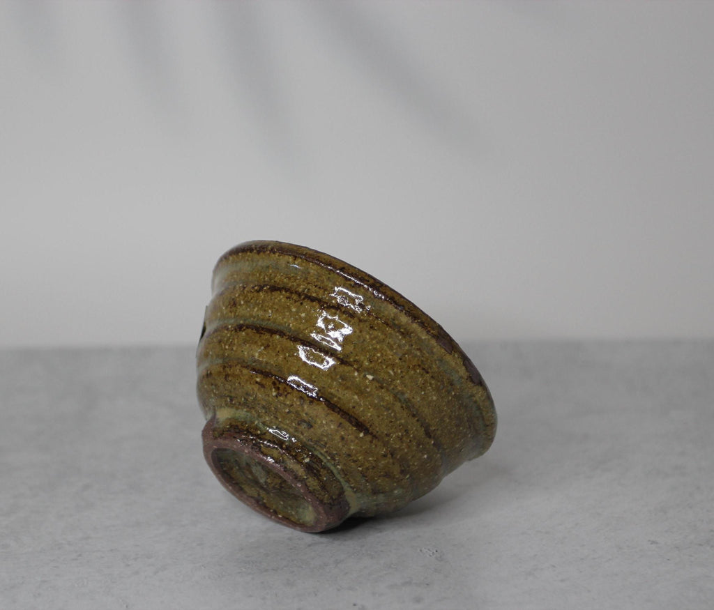 Handmade Shigaraki Ware Yunomi Teacup: Japanese Wabi Sabi Pottery