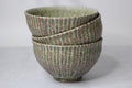 Shigaraki Ware Moegi Bowl: Handmade Japanese Ceramic Pottery