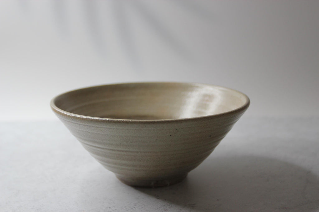 Handmade Shigaraki Ware Donburi Bowl: Japanese Ramen Bowl, Wabi Sabi Pottery
