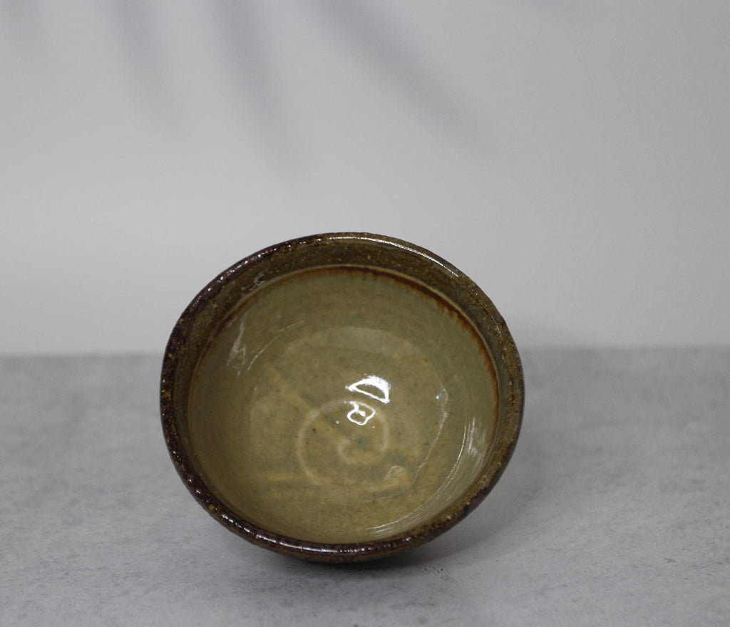 Handmade Shigaraki Ware Yunomi Teacup: Japanese Wabi Sabi Pottery