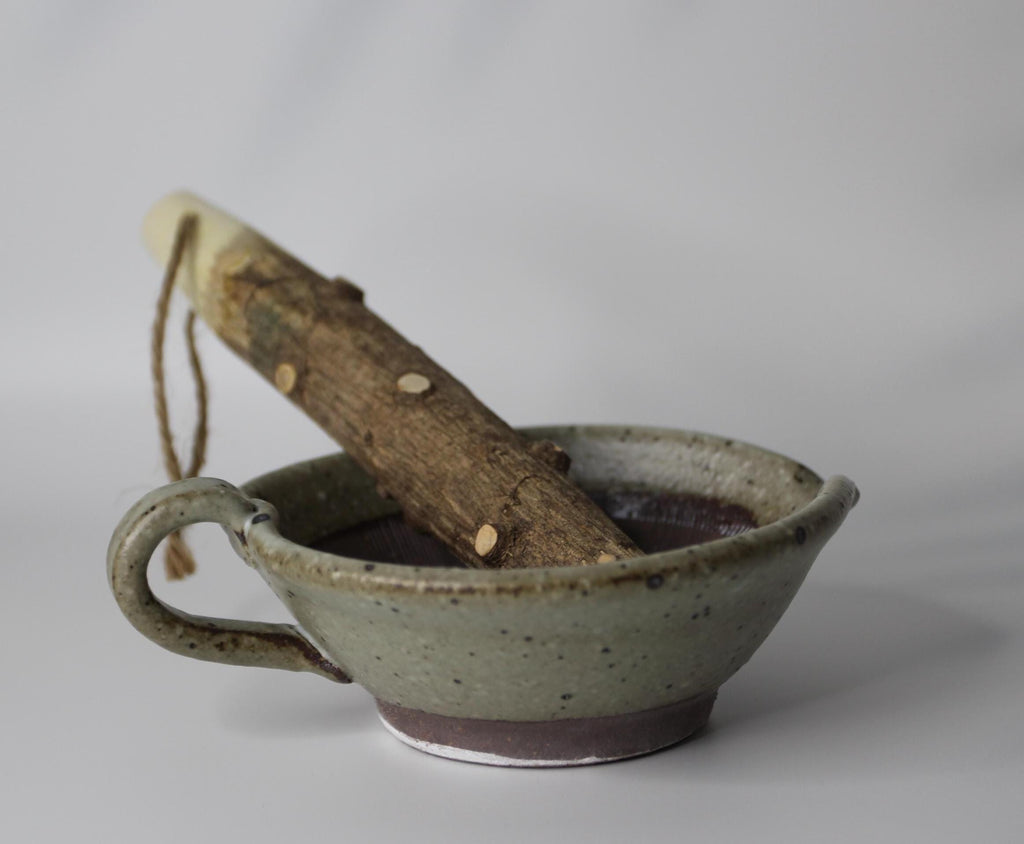 Handmade Japanese Ceramic Mortar: Minoru Touki Pottery