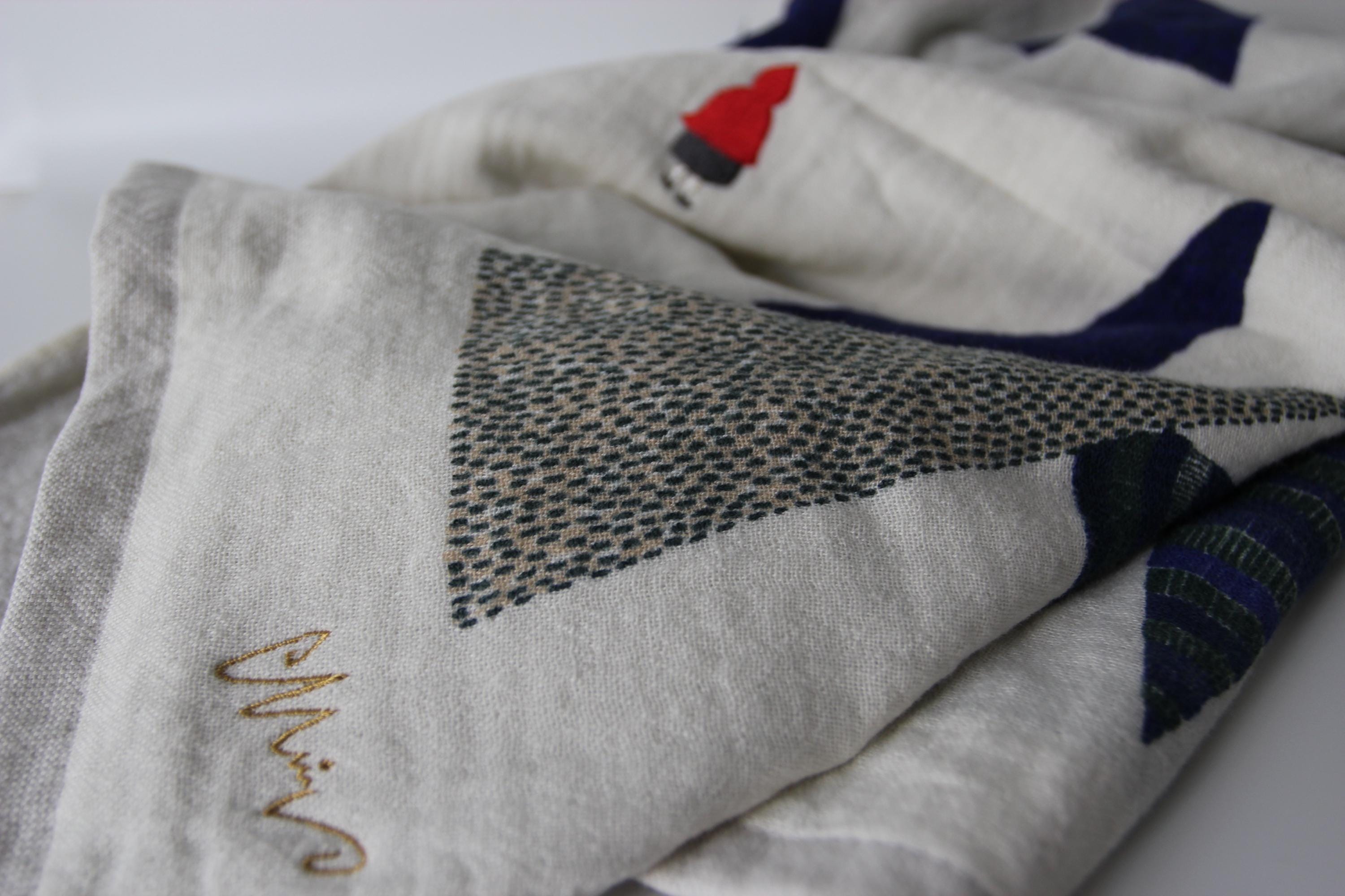 Fairytale Embroidered Bath Towel | Japanese Imabari Cotton Towel | MoritaMiW x Kusubashi Monori