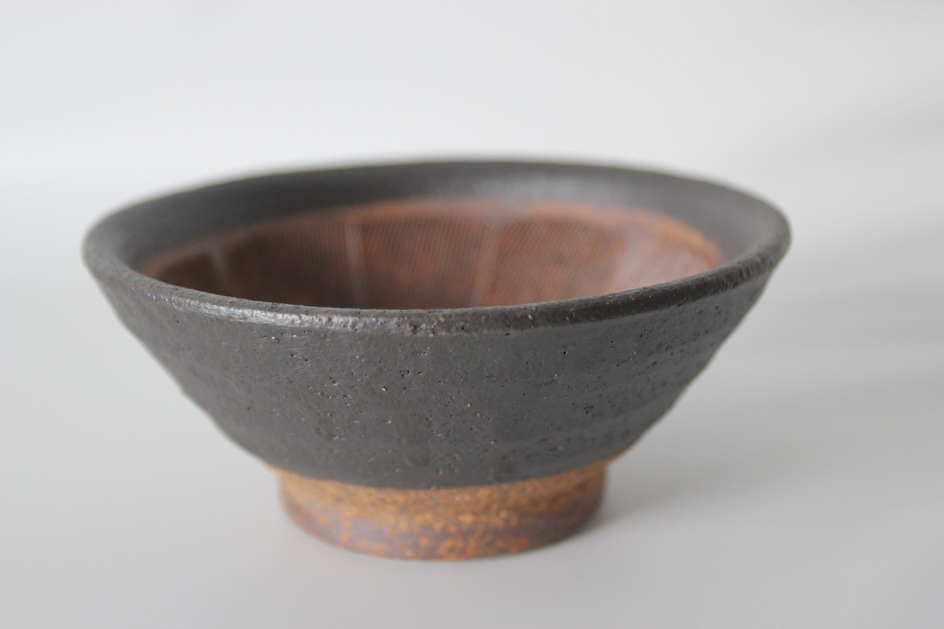Handmade Ceramic Mortar SMALL: Japanese Spice Grinding Bowl