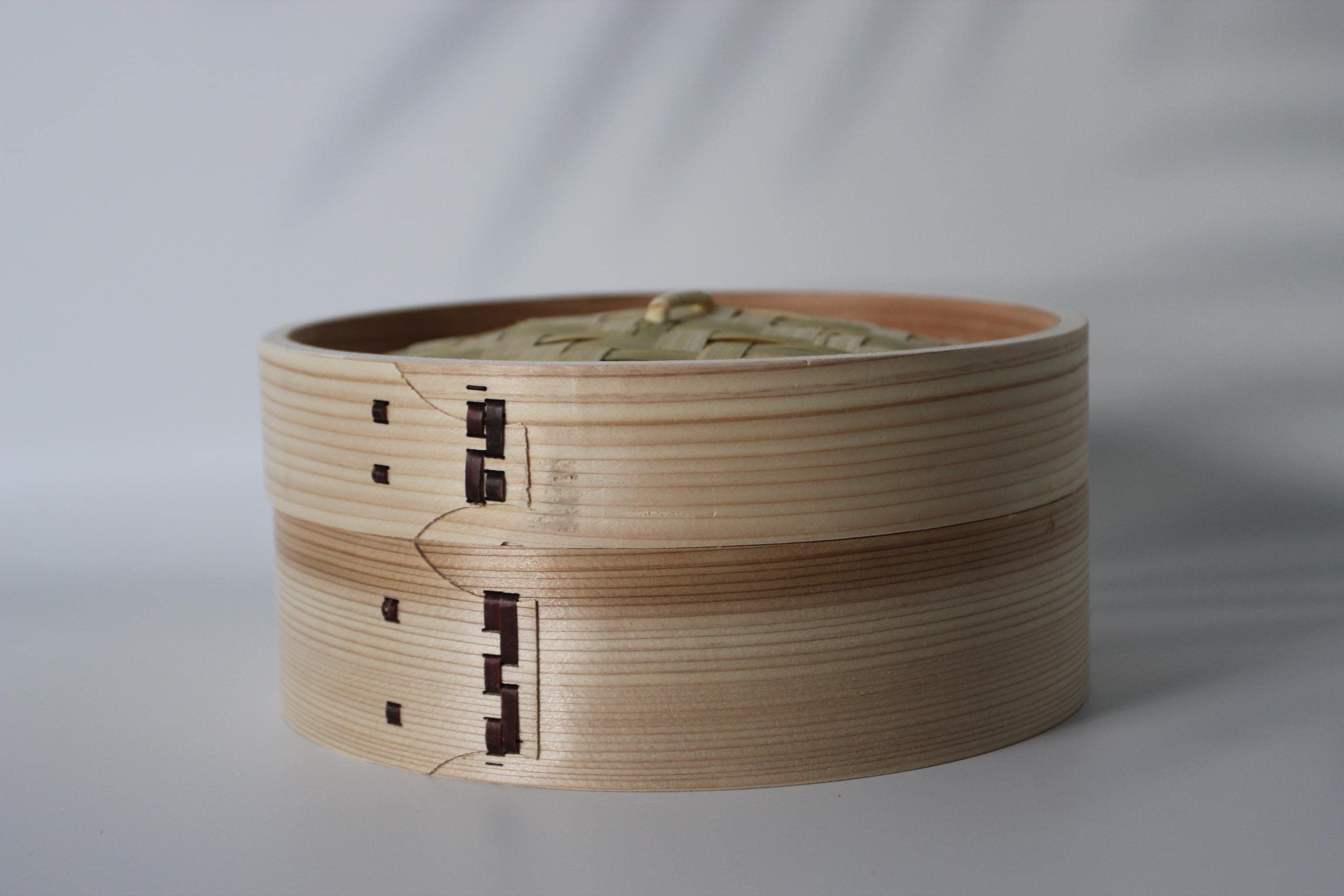 Handmade Japanese Cedar & Bamboo Steamer | Traditional Wooden Food Steamer | Eco-Friendly Cookware