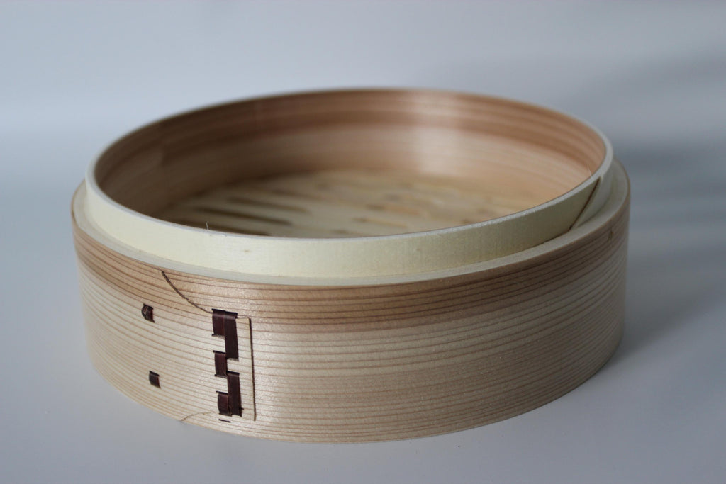 Handmade Japanese Cedar & Bamboo Steamer | Traditional Wooden Food Steamer | Eco-Friendly Cookware
